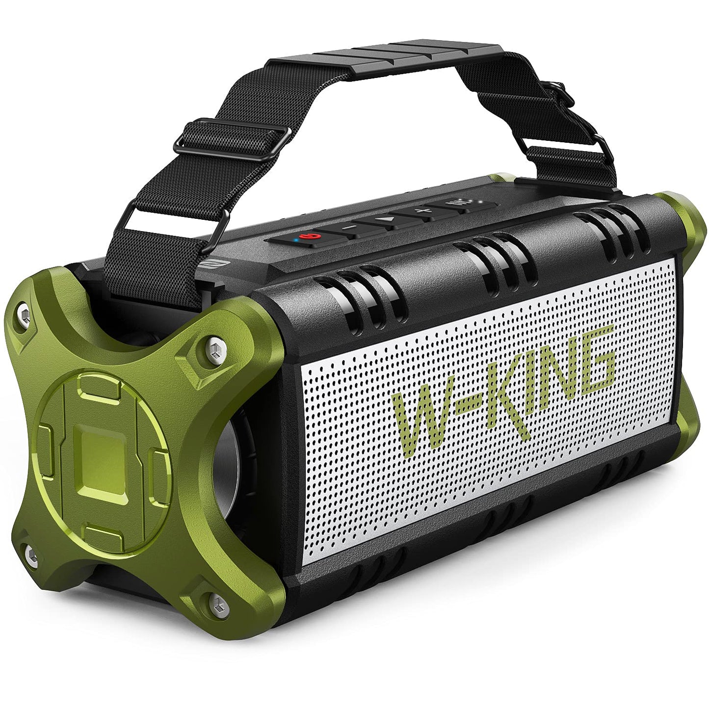 W-KING Bluetooth Speaker, 50W Portable Speakers Bluetooth Wireless Loud, IPX6 Waterproof Outdoor Large Bluetooth Speaker Subwoofer/Bass Boost/DSP/40H Playtime/Stereo Pairing/Power Bank/TF/Hands-Free