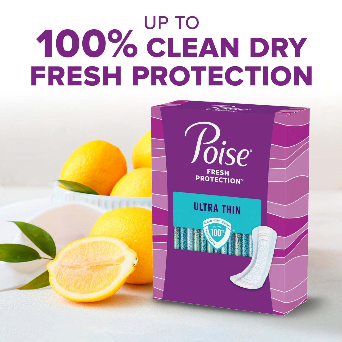 Poise Ultra Thin Incontinence Pads & Postpartum Incontinence Pads, 5 Drop Maximum Absorbency, Long Length, 36 Count (Pack of 3), Packaging May Vary