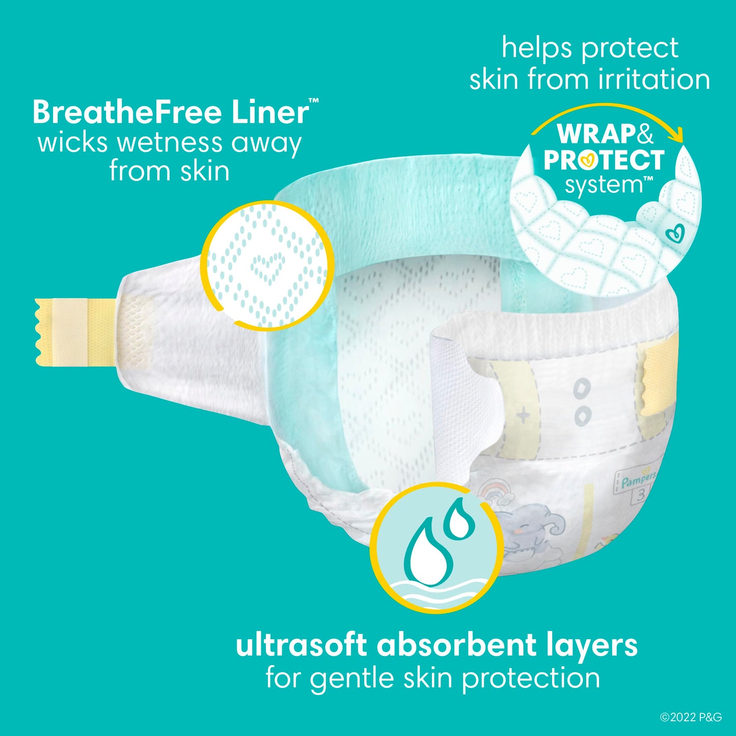Pampers Swaddlers Diapers - Size 8, 76 Count, Ultra Soft Disposable Baby Diapers