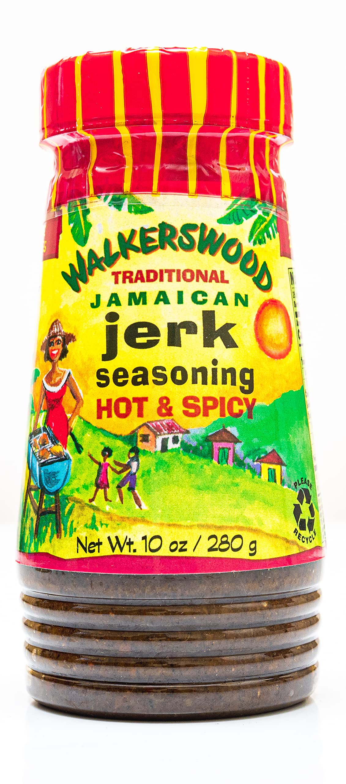 Pack Of 3) Walkerswood Traditional Jamaican Jerk Seasoning (Hot