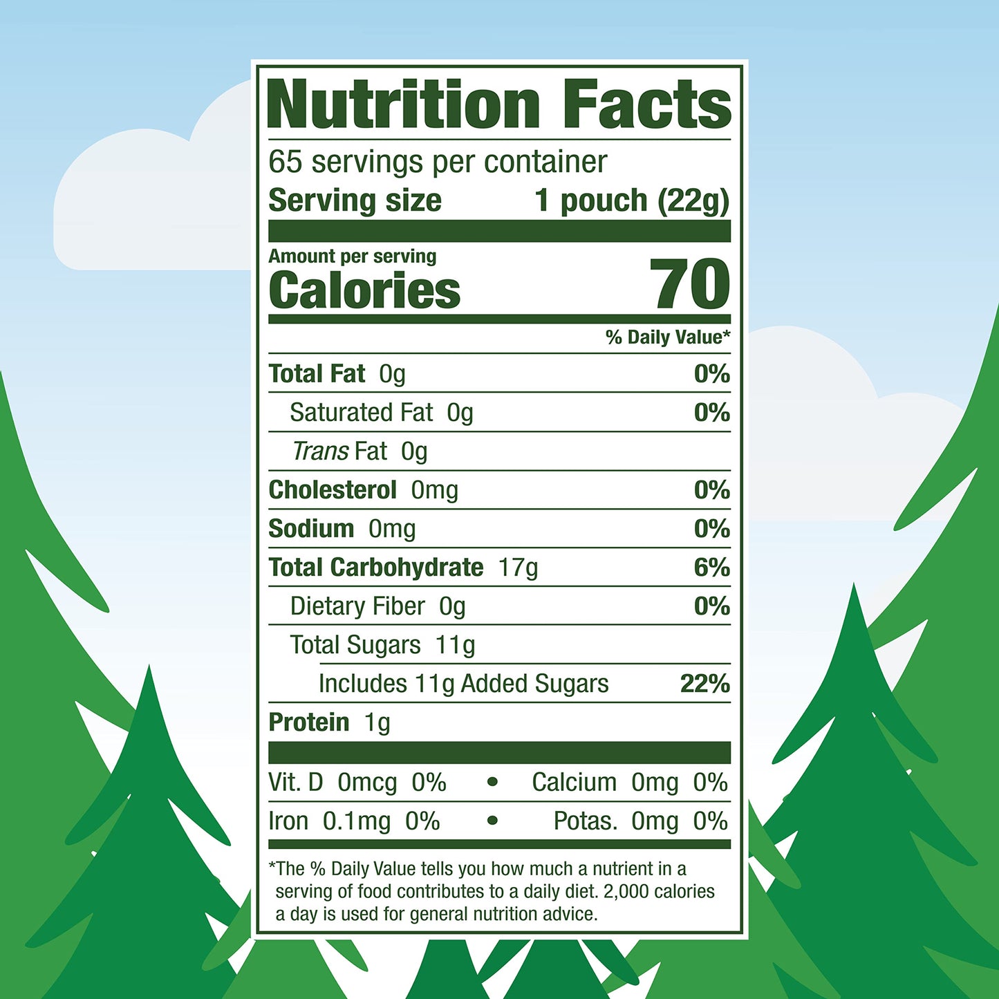 Black Forest Organic Gummy Bears Candy, 0.8 Ounce Pouches, 65 Count