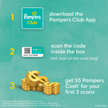 Pampers Pure Protection Diapers - Size 3, 168 Count, Hypoallergenic Premium Disposable Baby Diapers