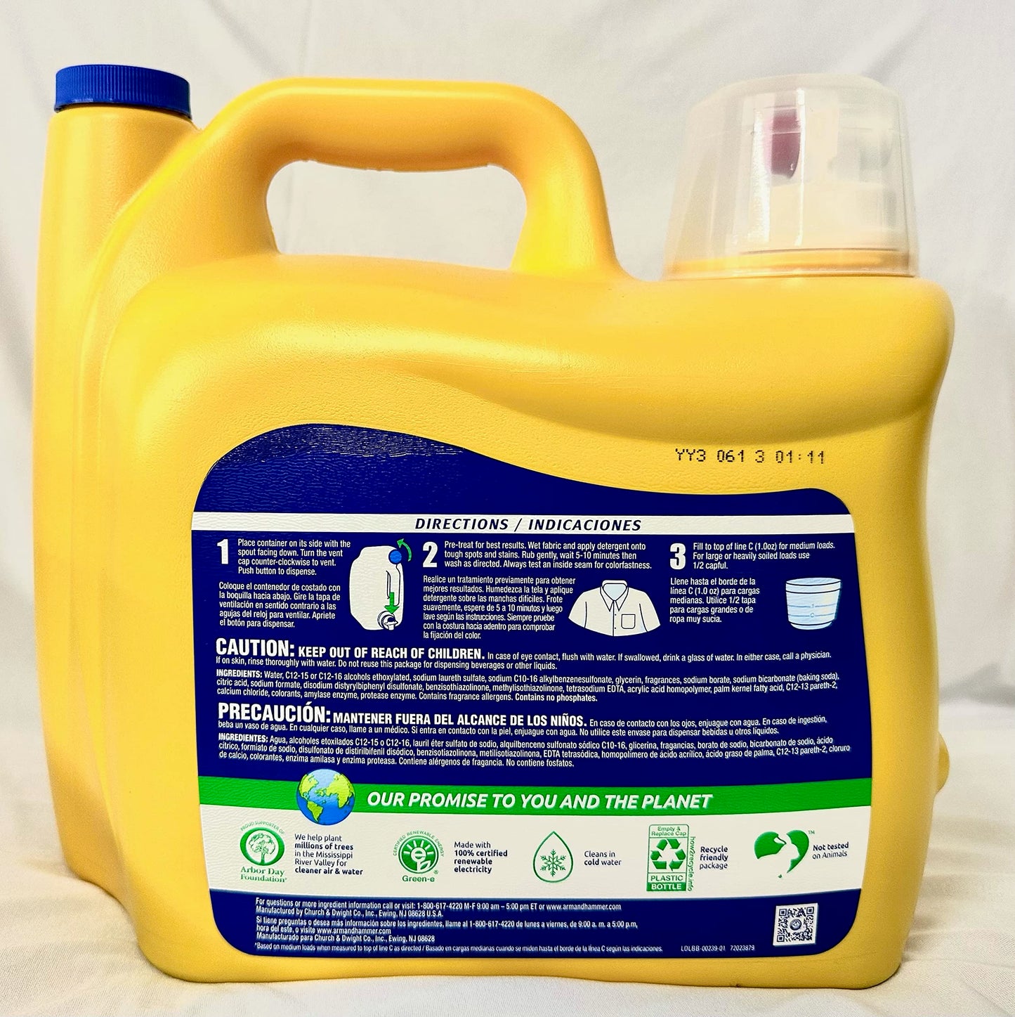 Arm and Hammer Oxi Clean 200 FL OZ, 200 Loads