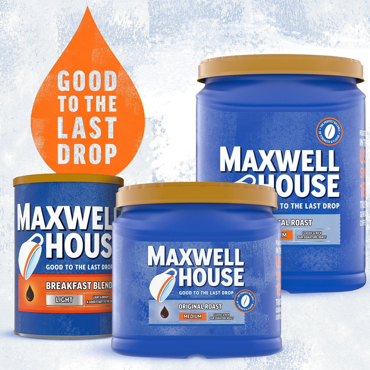 Maxwell House The Original Roast Medium Roast Ground Coffee (2 lbs 11.1 oz Canister)