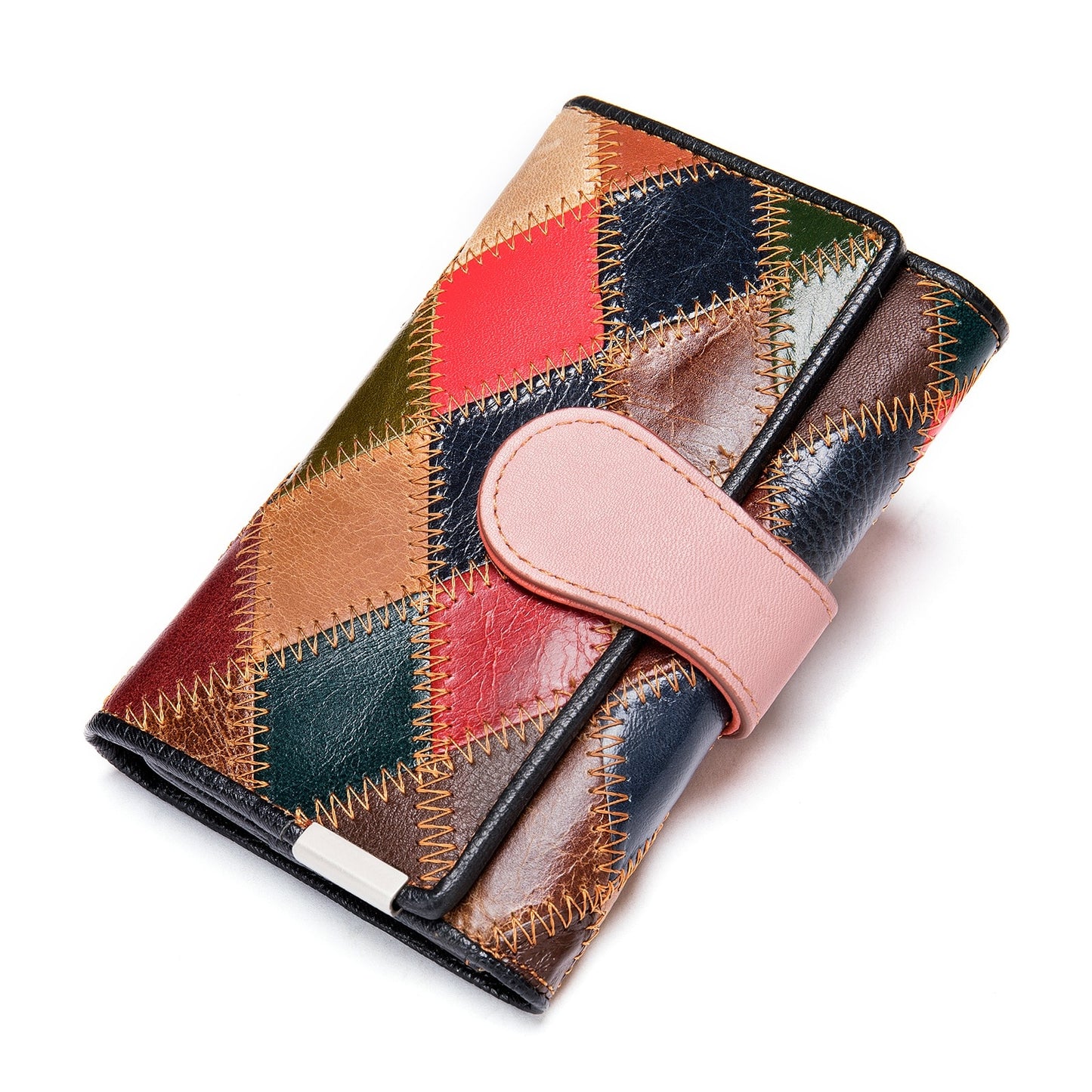 WESTAL Women's Wallet Luxury Genuine Leather Wallets for Women 2021 Patchwork Woman Wallets Long Cell Phone Wallet Cards Holder