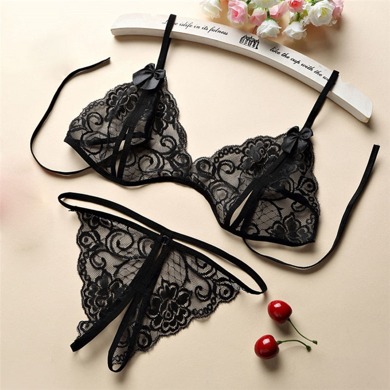 Sexy Lingerie Women Push Up With Lace Straps Transparent Bra Panties E Mega Mart Center Sexy Lingerie Women Push Up With Lace Straps Transparent Bra Panties E Mega Mart Center