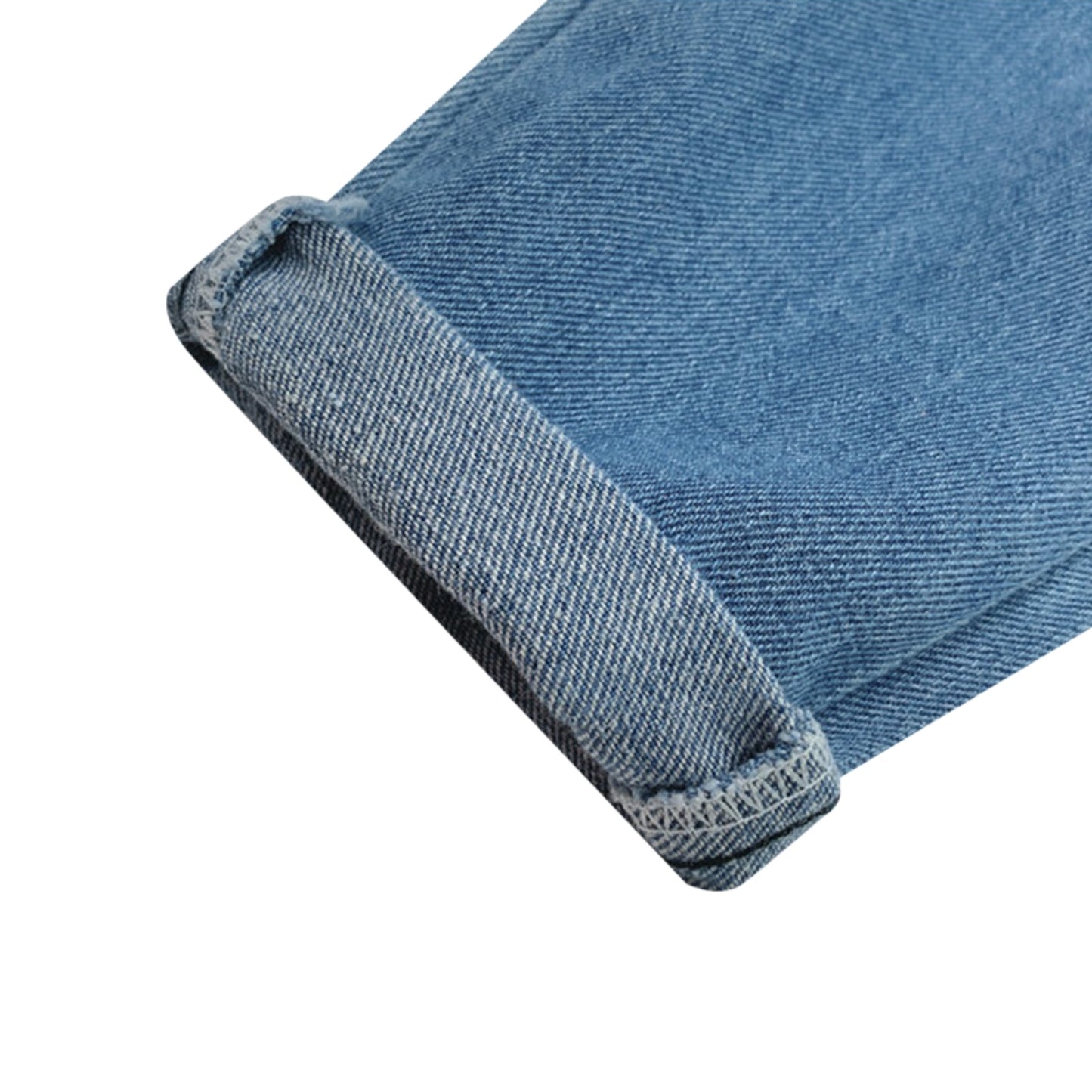 Lioraitiin 0-5Years Toddler Baby Girl's Jeans All-Match Elastic Waist Denim Ripped Pants
