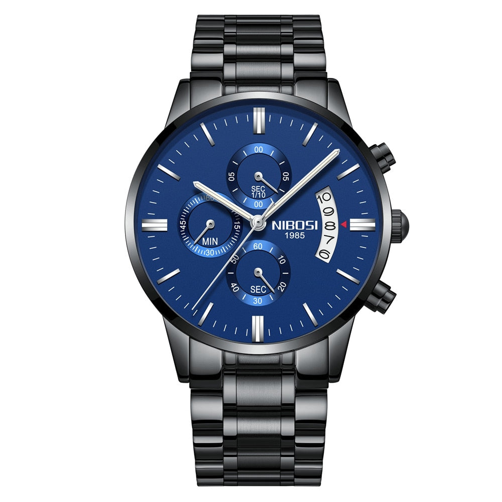 NIBOSI Men Watches Luxury Famous Top Brand Men's Fashion Casual Dress Watch Military Quartz Wristwatches Relogio Masculino Saat