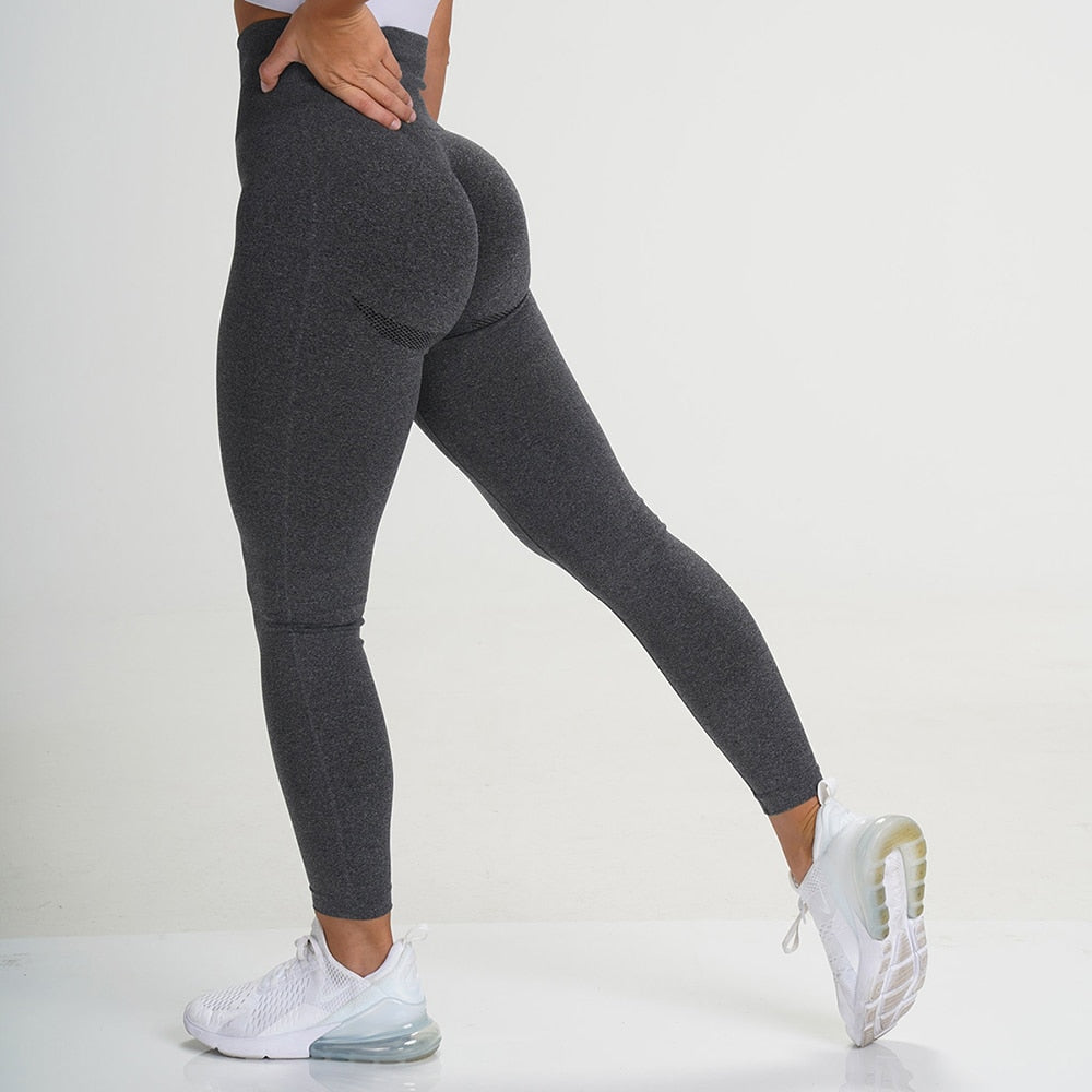 Sexy Women Sports Pants High Waist Seamless Leggings Women Fitness Tummy Control Pants
