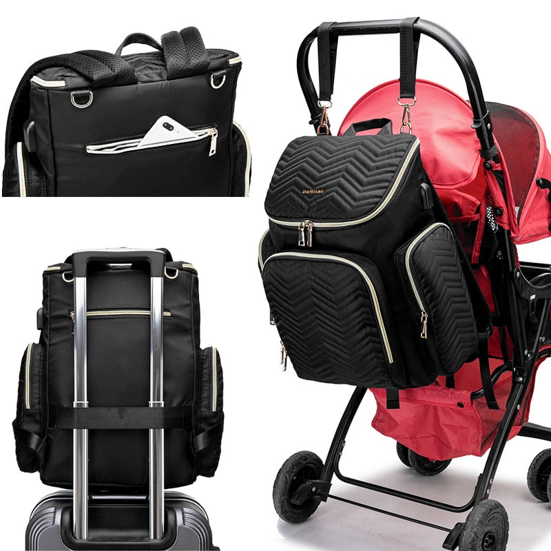 2021 Baby Diaper Bag Large Capacity Nappy Bag Maternity Travel Handbag