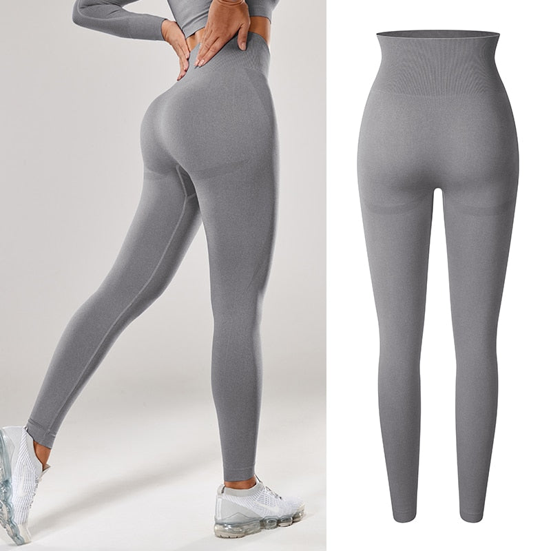 Women Sexy High Waist Scrunch Leggings Booty Push Up Workout Legging Butt Lifting Seamless