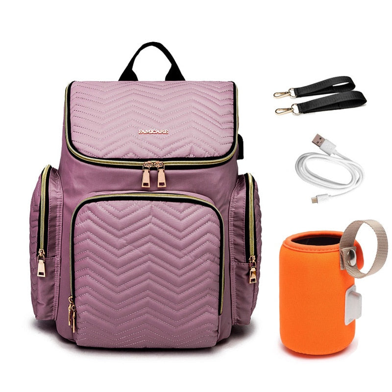 2021 Baby Diaper Bag Large Capacity Nappy Bag Maternity Travel Handbag