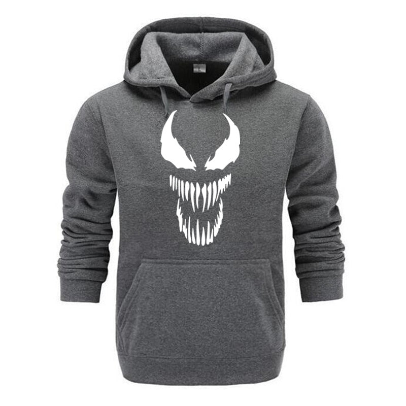 2019 Comic Thick Venom Hoodie Sweatshirts Men Superhero Anime