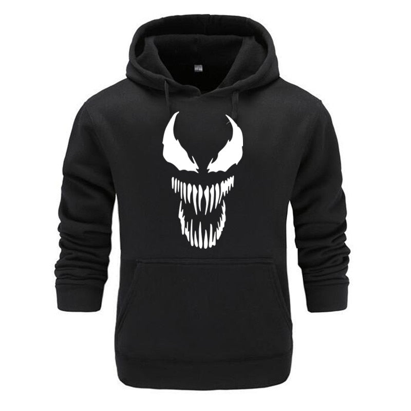 2019 Comic Thick Venom Hoodie Sweatshirts Men Superhero Anime