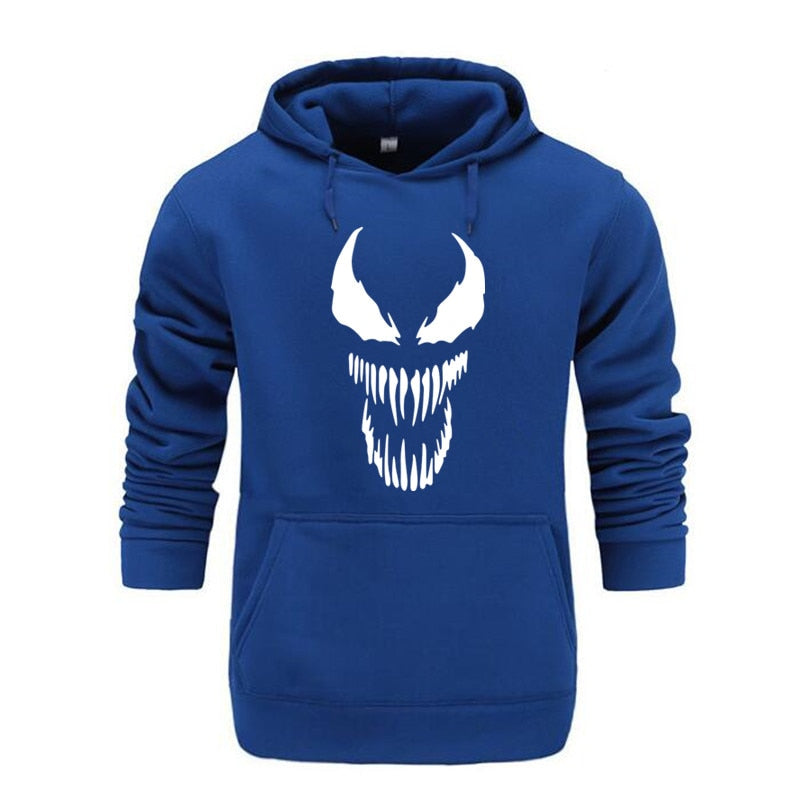 2019 Comic Thick Venom Hoodie Sweatshirts Men Superhero Anime