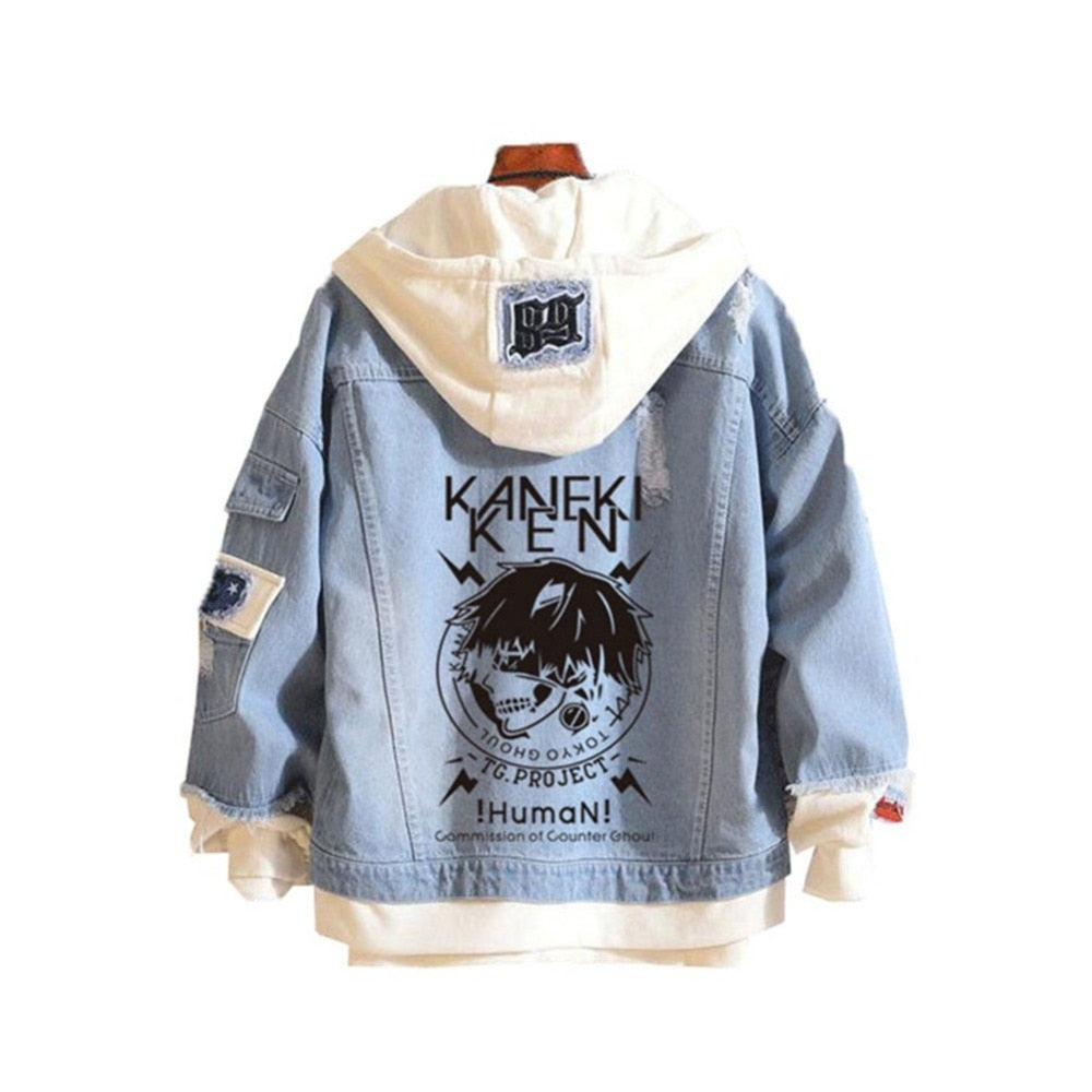 jaket hoodie tokyo ghoul