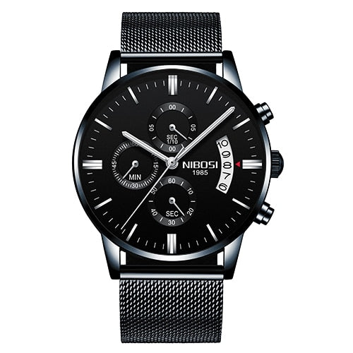 NIBOSI Men Watches Luxury Famous Top Brand Men's Fashion Casual Dress Watch Military Quartz Wristwatches Relogio Masculino Saat