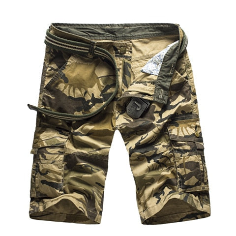 Camouflage Camo Cargo Shorts Men 2022 New Mens Casual Shorts Male Loose Work Shorts Man Military Short Pants Plus Size 29-44