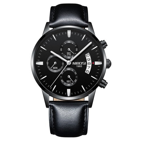 NIBOSI Men Watches Luxury Famous Top Brand Men's Fashion Casual Dress Watch Military Quartz Wristwatches Relogio Masculino Saat
