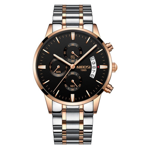 NIBOSI Men Watches Luxury Famous Top Brand Men's Fashion Casual Dress Watch Military Quartz Wristwatches Relogio Masculino Saat