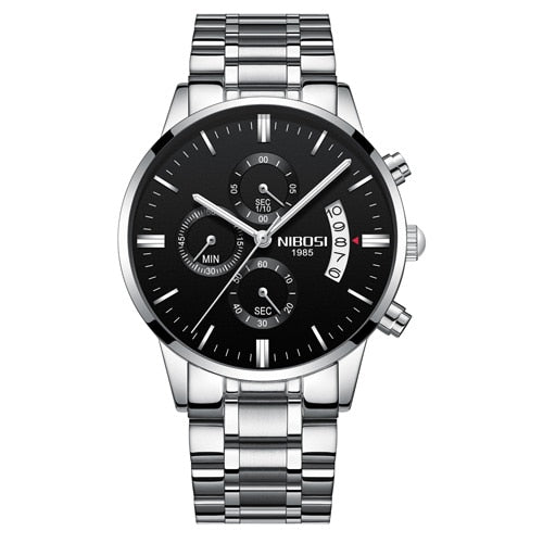 NIBOSI Men Watches Luxury Famous Top Brand Men's Fashion Casual Dress Watch Military Quartz Wristwatches Relogio Masculino Saat