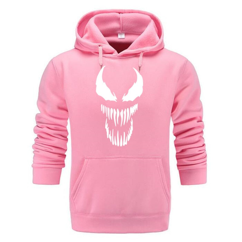 2019 Comic Thick Venom Hoodie Sweatshirts Men Superhero Anime