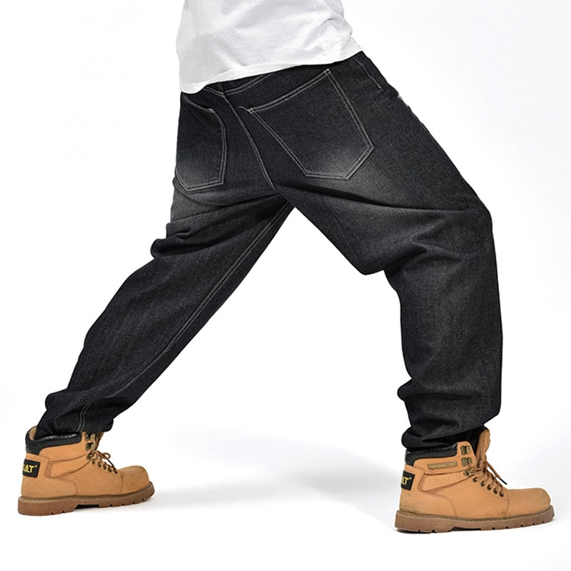 Baggy Jeans Men Denim Pants Loose Streetwear Jeans Skateboard Pants