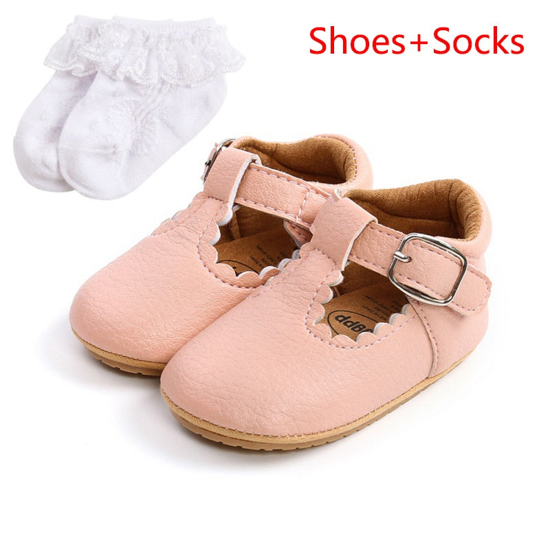 Lovely Baby Boy 1 Year Leather Shoes Baby Leopard PU Leather Non-slip Soft Sole Toddler First Walking Shoes 0-18M