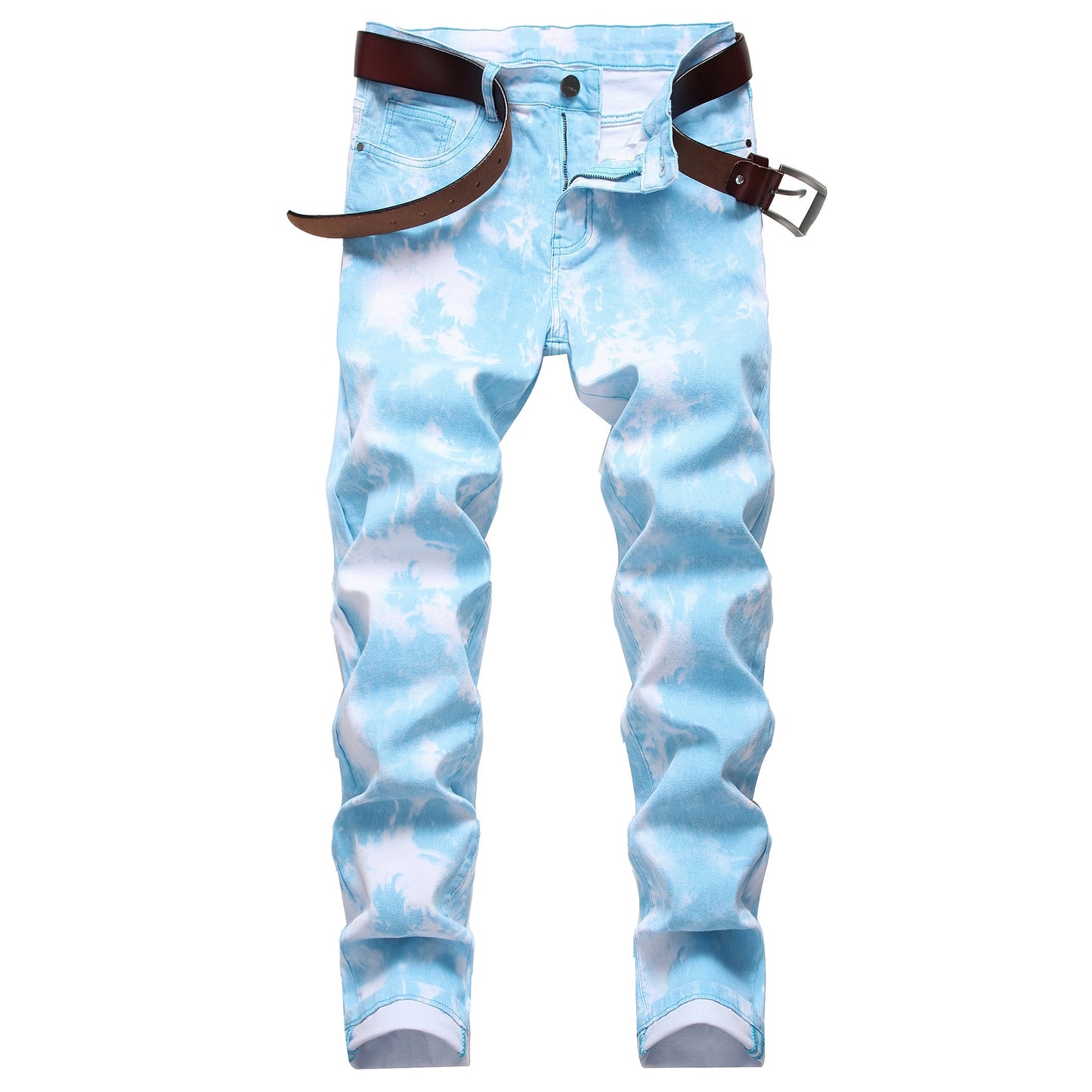 2020 Men Colored Jeans Mens Skinny Elastic Slim Straight Biker Jeans Male Denim Casual Cotton Pants Vaqueros Hombre Plus Size 42