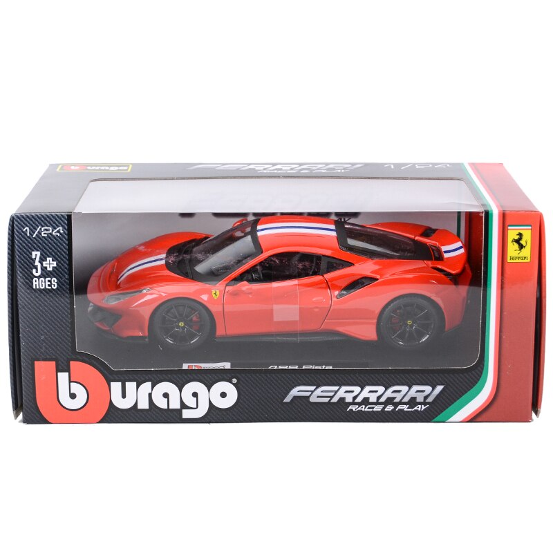 Bburago, carro esportivo 1:24, ferrari f12 tdf, veículos fundidos, brinquedo colecionável
