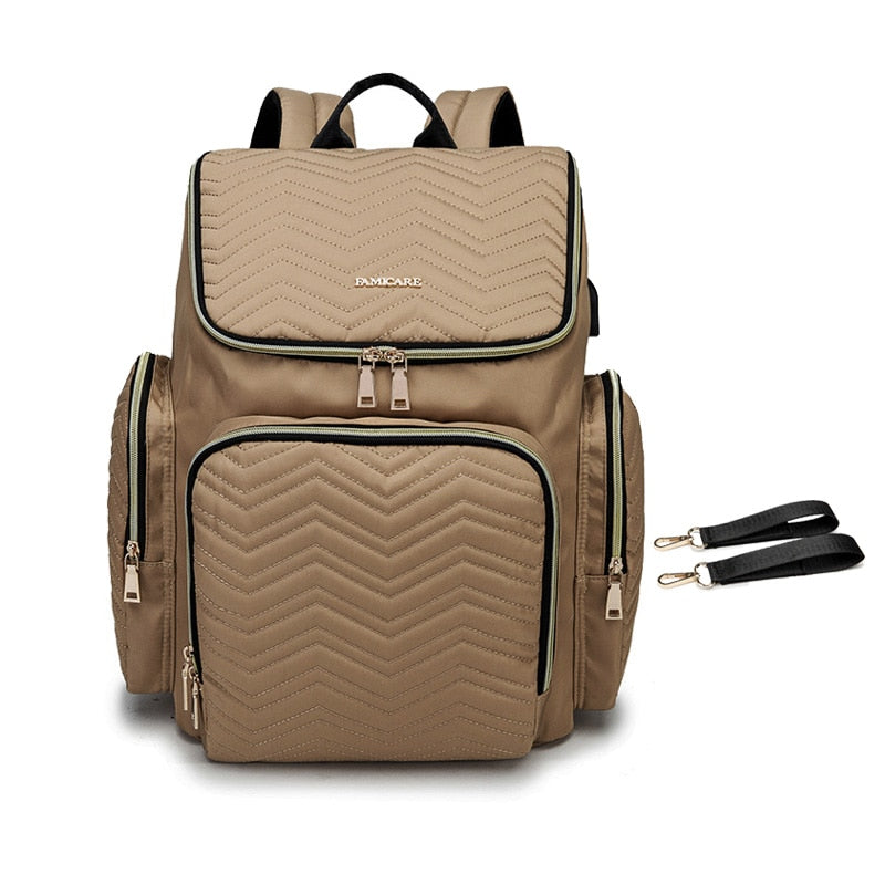 2021 Baby Diaper Bag Large Capacity Nappy Bag Maternity Travel Handbag