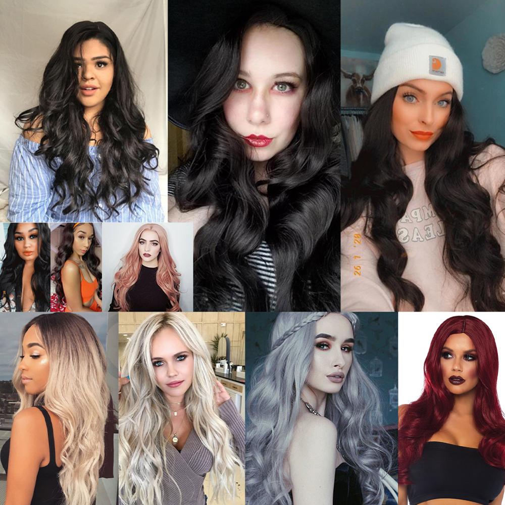 Wigs for Women Deep Body Wave Synthetic Heat Resistant Long Wig