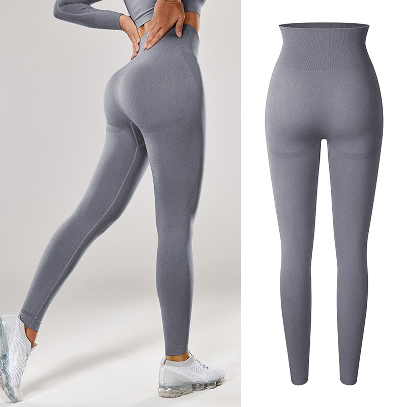 Women Sexy High Waist Scrunch Leggings Booty Push Up Workout Legging Butt Lifting Seamless