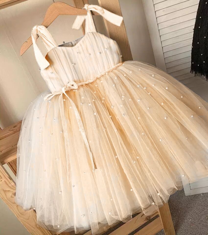 Baby Girl Tutu Party Gown Flower Girls Dresses for Wedding 1 2 3 4 5 Years