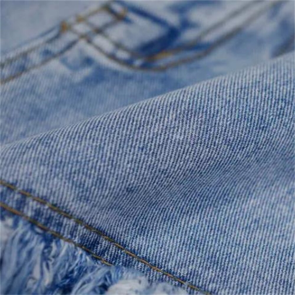 Summer Woman Denim Shorts High Waist Ripped Jeans Shorts Sexy Female Drop Shipping Short Pants Breechcloth Scanties Burrs 5XL