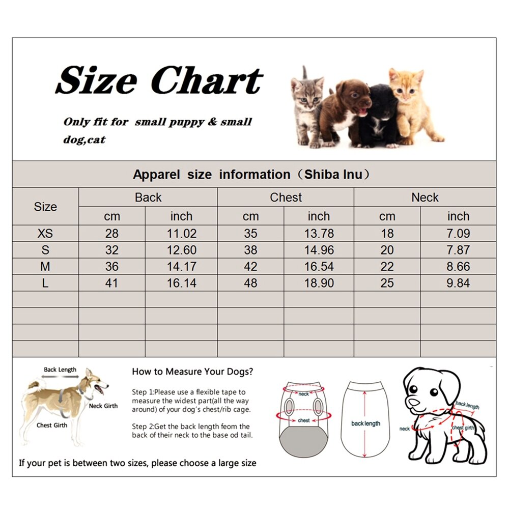 Valentines Day Pet Clothing Winter Warm Dog Coat Cat Sweater for Small Medium Dogs Chihuahua Bulldogs Puppy Lover Costume