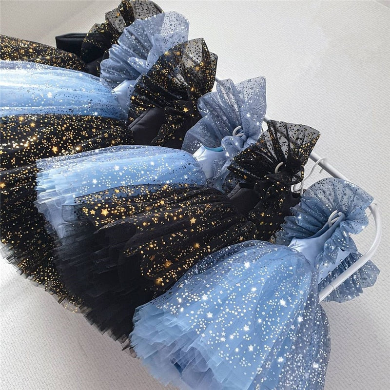 Baby Girl Tutu Party Gown Flower Girls Dresses for Wedding 1 2 3 4 5 Years