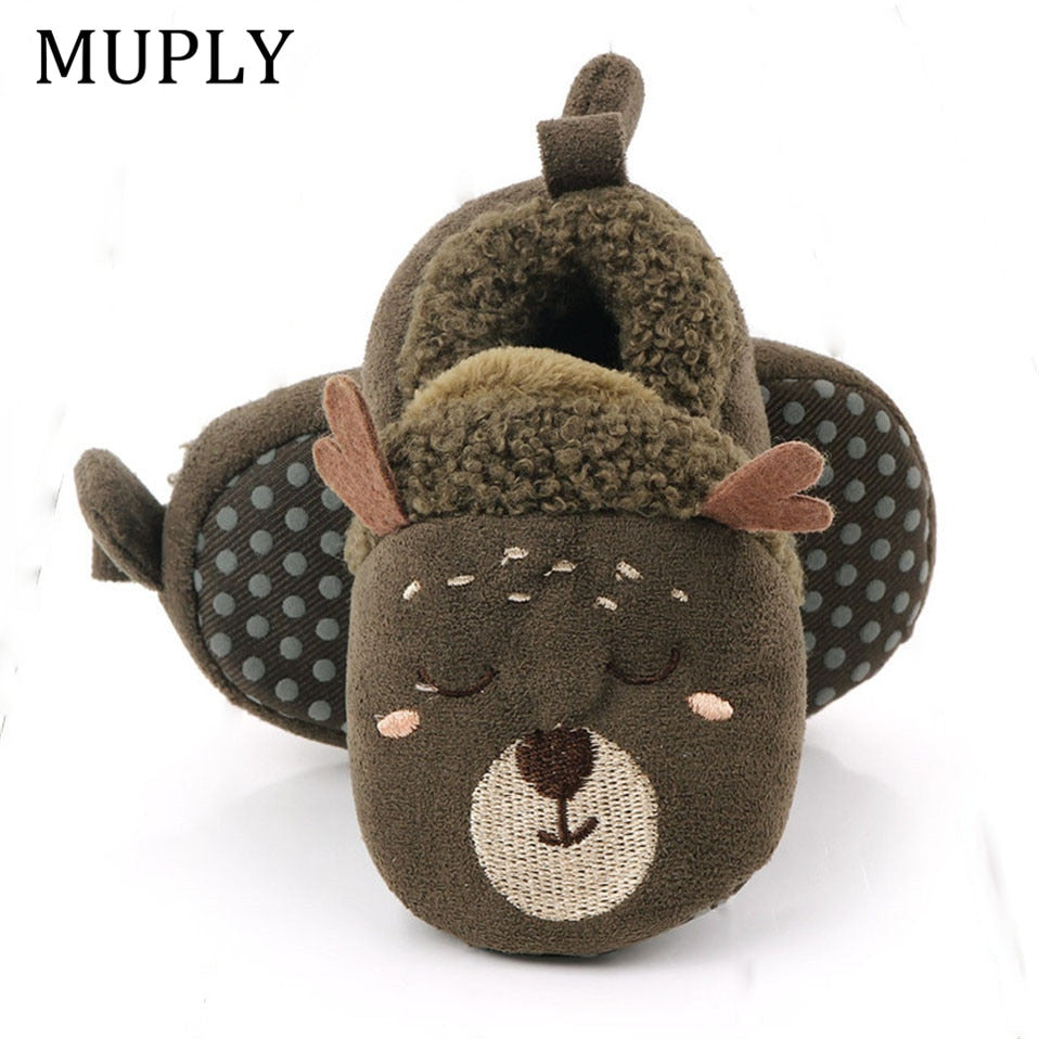 Baby Shoes Adorable Infant Slippers Toddler Baby Boy Girl Knit Crib Shoes