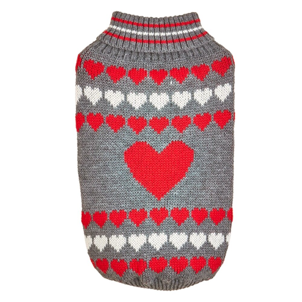 Valentines Day Pet Clothing Winter Warm Dog Coat Cat Sweater for Small Medium Dogs Chihuahua Bulldogs Puppy Lover Costume