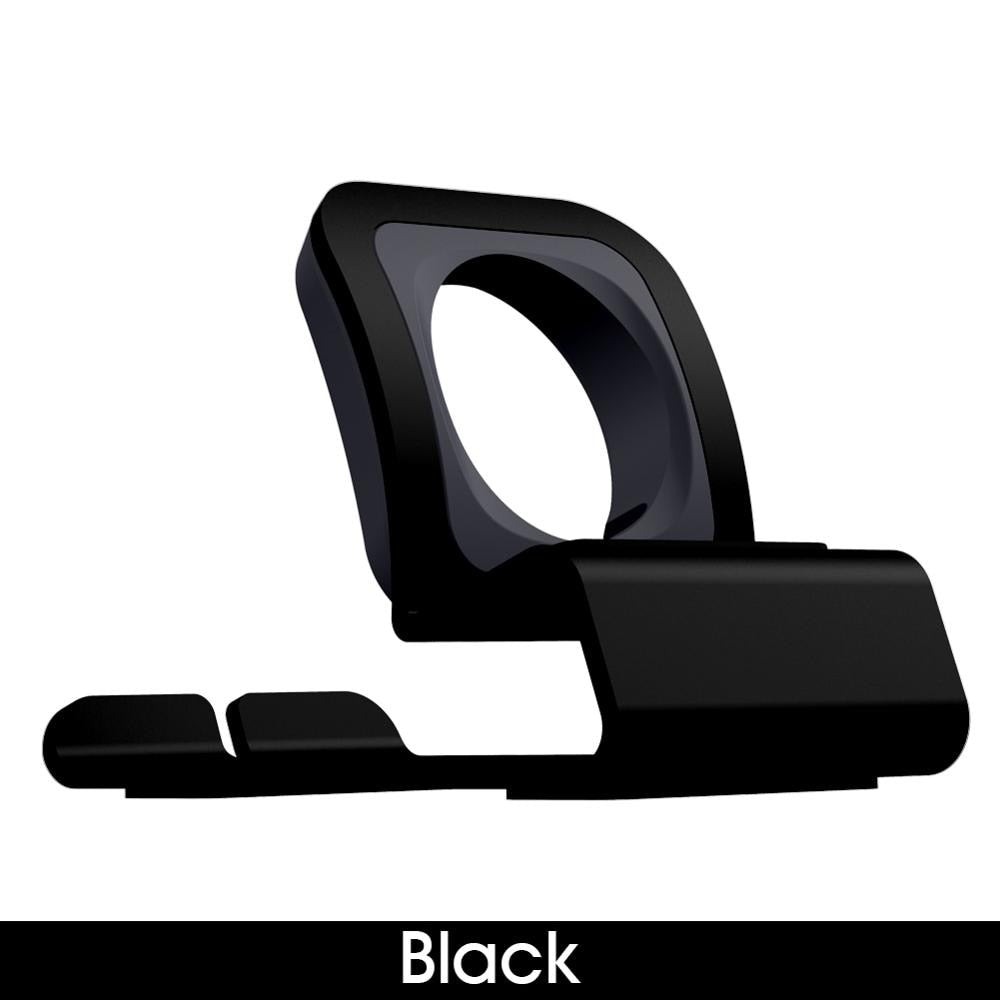 Exquisite Aluminum Silicon Bracket Charger Dock Station Charging Holder for Apple Watch Stand Serie SE/8/7/6/5/4/3/2/1