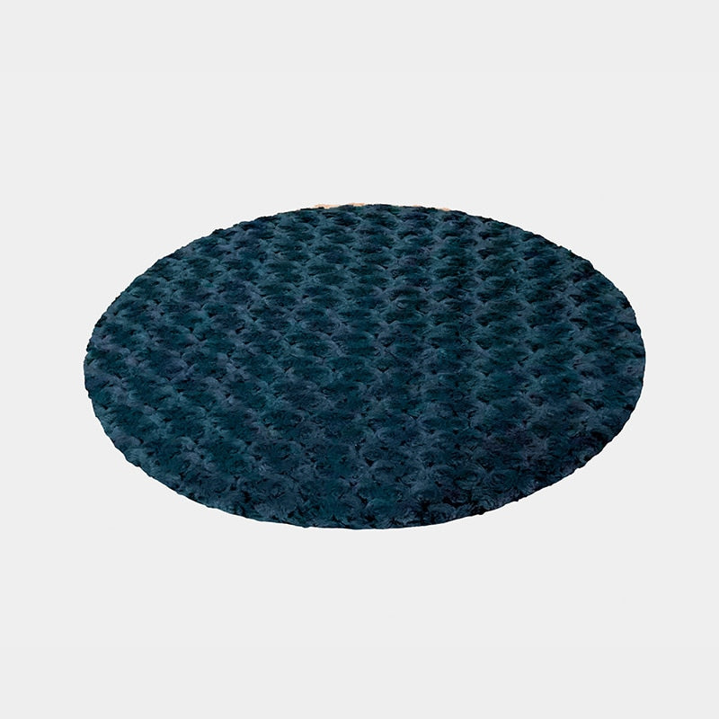 Long Plush Pet Soft Fleece Pad Thickened Pet Sleeping Mat Round Pet Blanket Bed Mat For Puppy Dog Cat Cushion Pet Accessories