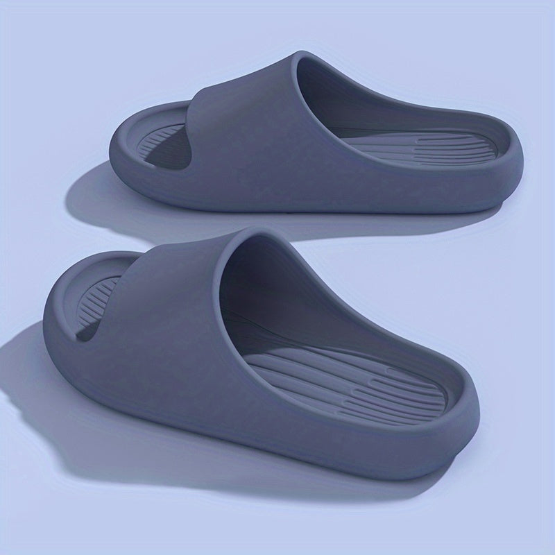 Mens Oversized Slippers - Ultra-Comfort Pillow Sole, Quik-Dry Eva, Odor-Eliminating - Versatile Beach to Home, Non-Slip Sandals