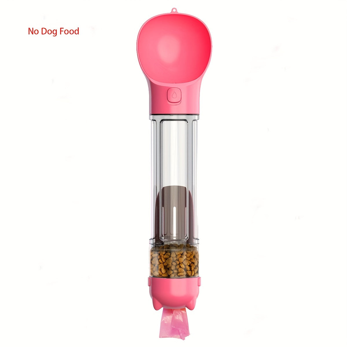 3 In 1 Portable Dog Water Bottle, Multifunctional Leak-Proof Pet Water Bottles With Food Container And Litter Shovel Design For Walking And Travel