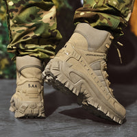 Mens Premium Suede Hiking Boots - Ultra-Durable, Anti-Skid Traction, Pillow Comfort - Perfect for Excursions, Trekking, and Hunting Adventures