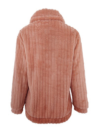Women's Luxurious Fuzzy Coat - Toasty Elegance, Chic Open Front Design, Long Sleeve Comfort, Versatile for Casual & Formal Occasions - Cozy Fashion Outerwear