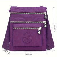 [Casual Crossbody Bag] Lightweight Crossbody Small Bag | Women's Casual Travel Close-Fitting Coin Purse Nylon Cloth