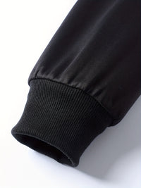 Skeleton Holding Card Pattern Windbreaker Jackets, Men's Casual Stretch Stand Collar Jacket Coat