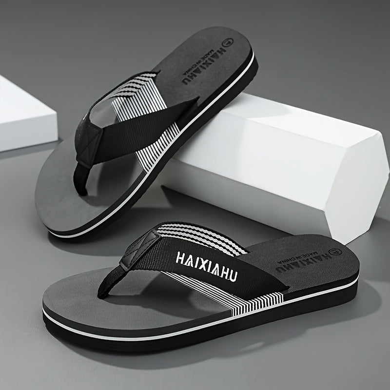 [New Style Men's Sandals] Summer New Style Men's Sandals | Wear-Resistant Beach Casual Slip-On Flip-Flops with Soft Sole for Outdoor Fashion