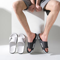 Men'S Casual Summer PVC Slippers - Non-Slip, Wear-Resistant Sole, Comfortable Slip-On Sandals for Outdoor & Indoor Use, Outdoor Footwear | Casual Slipon Shoes | PVC Upper Sandalssuitable for Men & Women