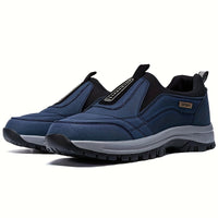[Comfortable Men's Shoes] Breathable And Comfortable Spring And Summer Men's Casual Shoes | One Foot On Black/blue New Products Selling Well